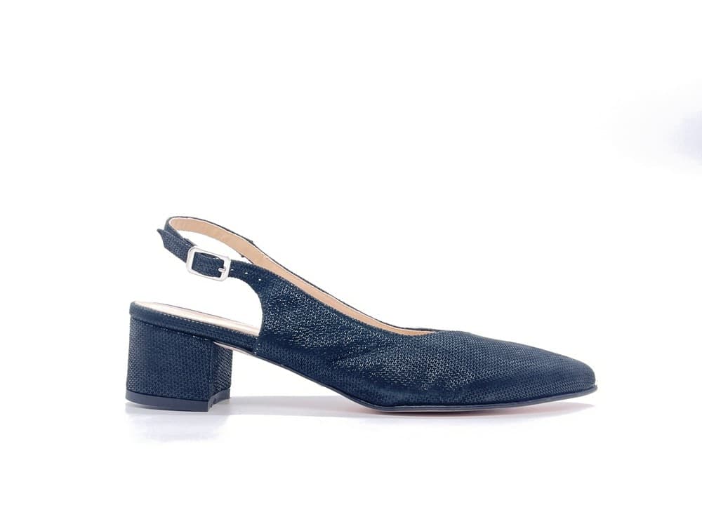 ELLEN Slingback basso Iron Nero in Scarpe col tacco Calzature Durello - Agna, commercioVirtuoso.it