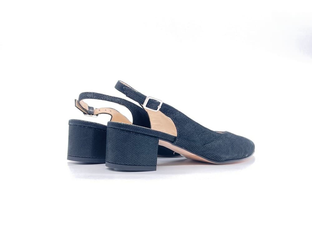 ELLEN Slingback basso Iron Nero in Scarpe col tacco Calzature Durello - Agna, commercioVirtuoso.it