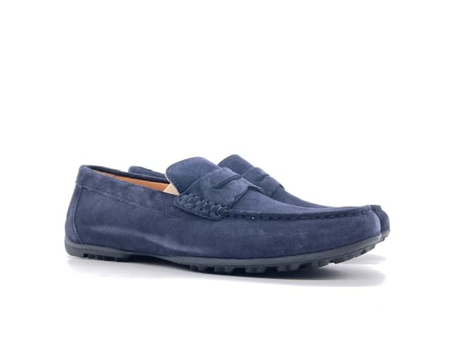 GEOX Mocassini uomo KOSMOPOLIS Suede Navy - 5