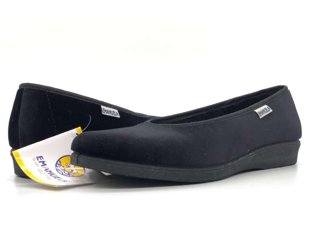 EMANUELA Pantofole donna 2090 velluto nero - 3