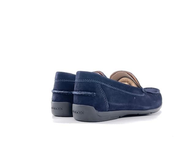 GEOX Mocassini uomo U SIRON A Suede navy in Loafer e mocassini Calzature Durello - Agna, commercioVirtuoso.it