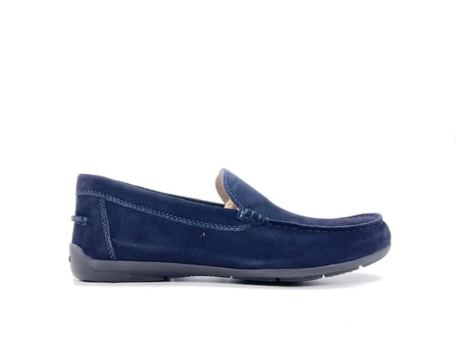 GEOX Mocassini uomo U SIRON A Suede navy in Loafer e mocassini Calzature Durello - Agna, commercioVirtuoso.it