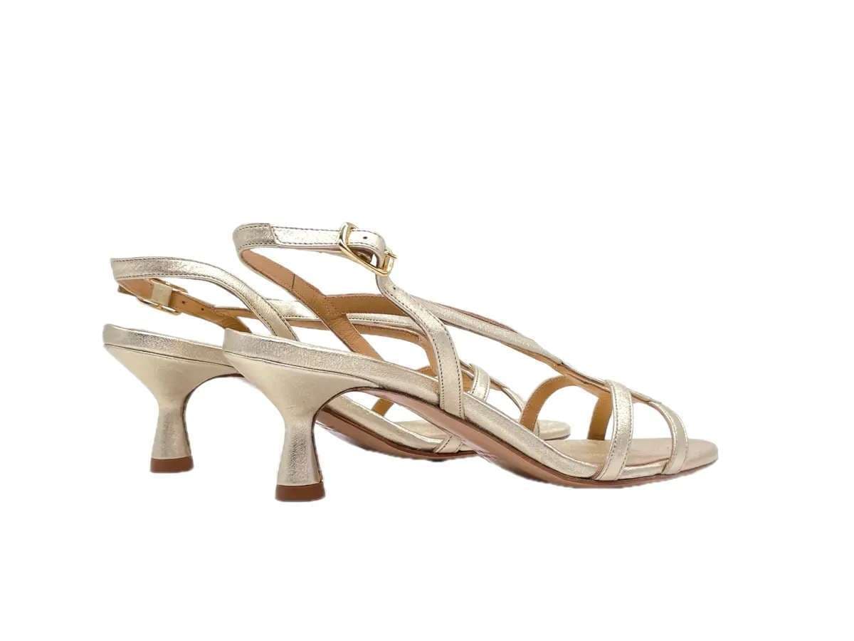 ENZO D'ALESSANDRO sandalo donna SR840 berg wash platino tacco 50 in Sandali moda Calzature Durello - Agna, commercioVirtuoso.it