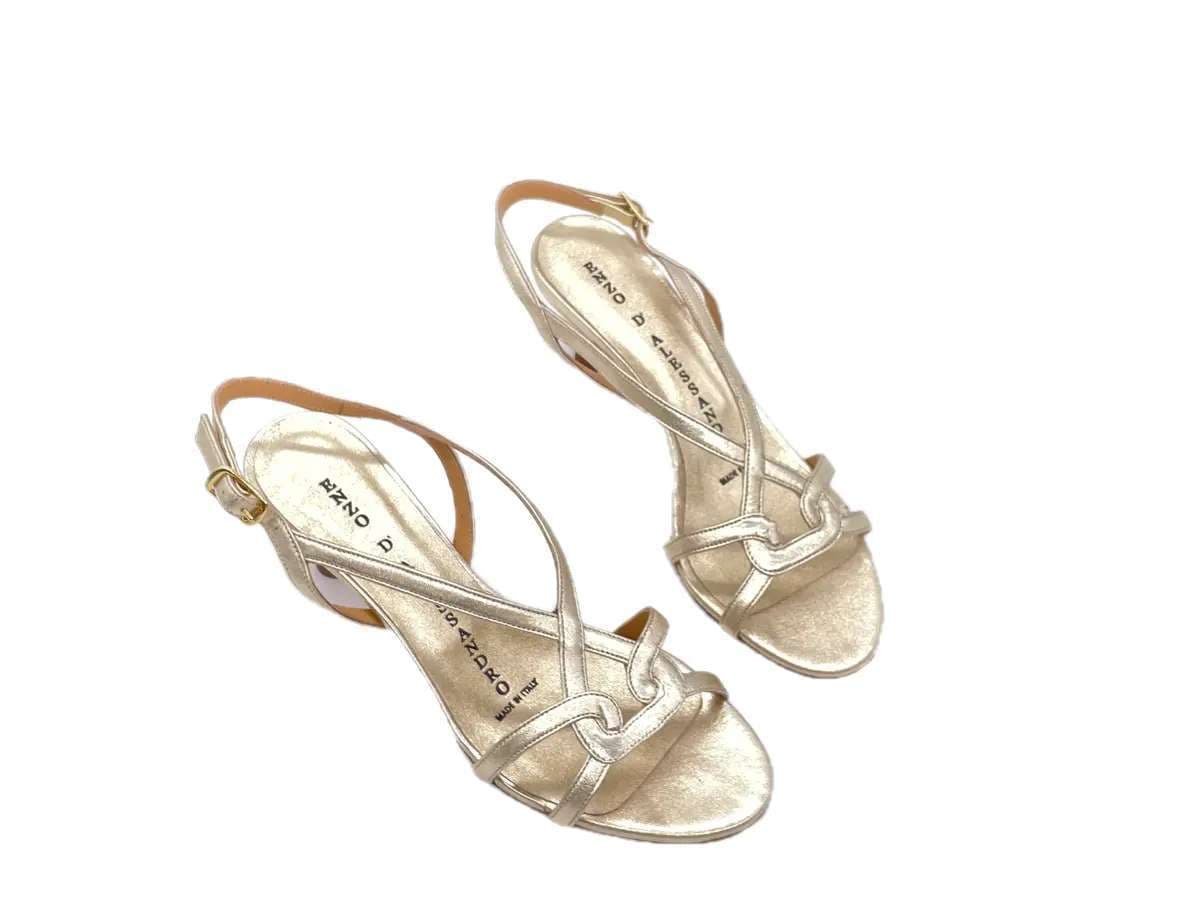 ENZO D'ALESSANDRO sandalo donna SR840 berg wash platino tacco 50 in Sandali moda Calzature Durello - Agna, commercioVirtuoso.it