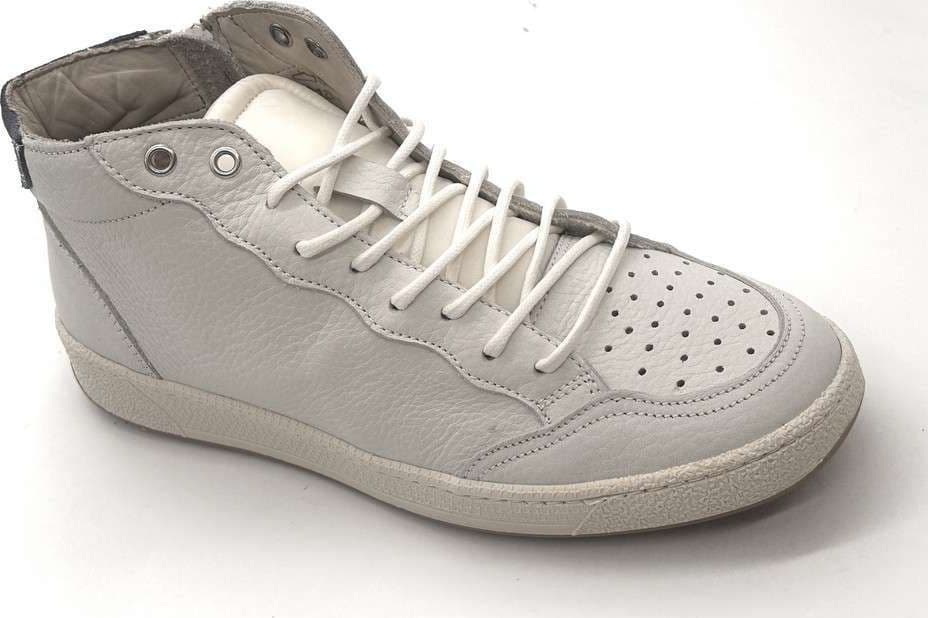 Folly sneakers uomo mid pelle bianca suola beige in Sneaker casual Calzature Durello - Agna, commercioVirtuoso.it