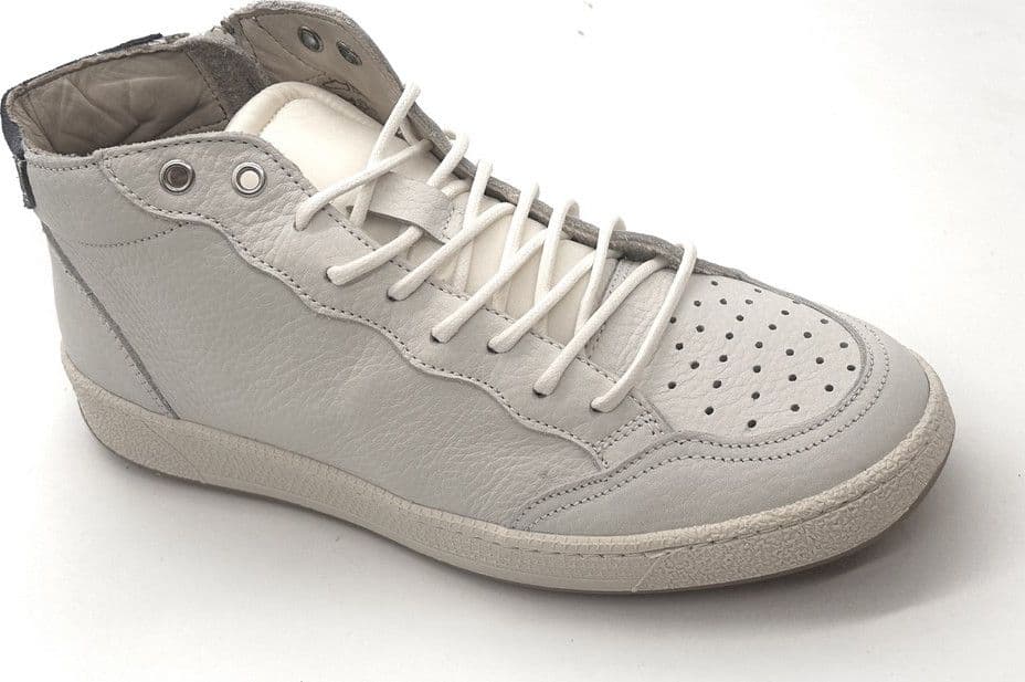 Folly sneakers uomo mid pelle bianca suola beige in Sneaker casual Calzature Durello - Agna, commercioVirtuoso.it