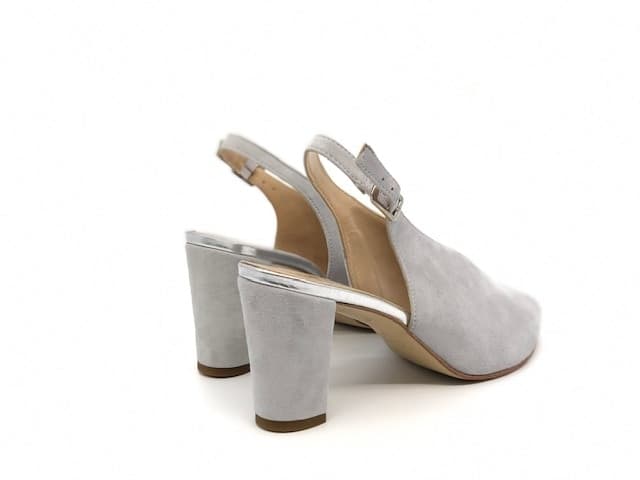 ELLEN Sandalo donna Camoscio Grigio in Sandali moda Calzature Durello - Agna, commercioVirtuoso.it