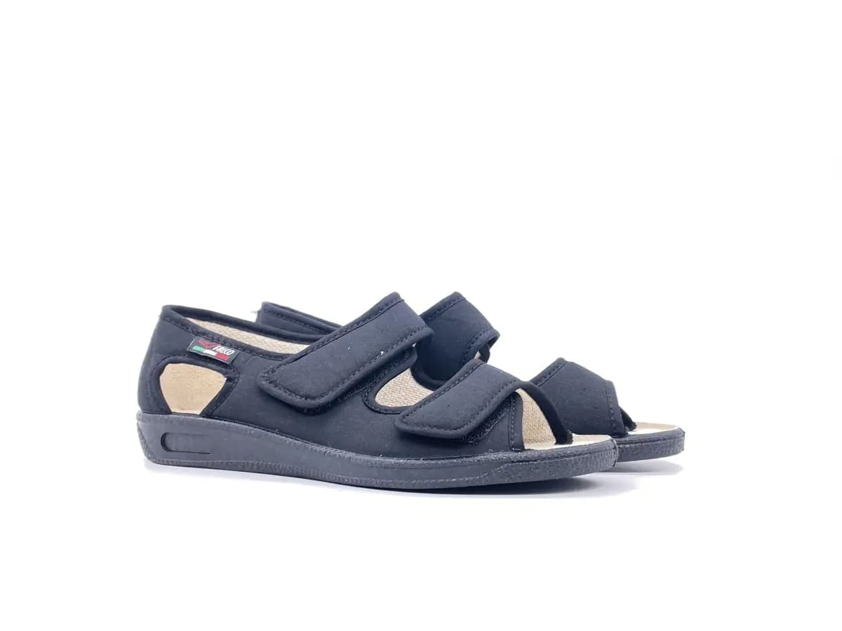 GAVIGA 180 sandali donna in tessuto con strappi - 5
