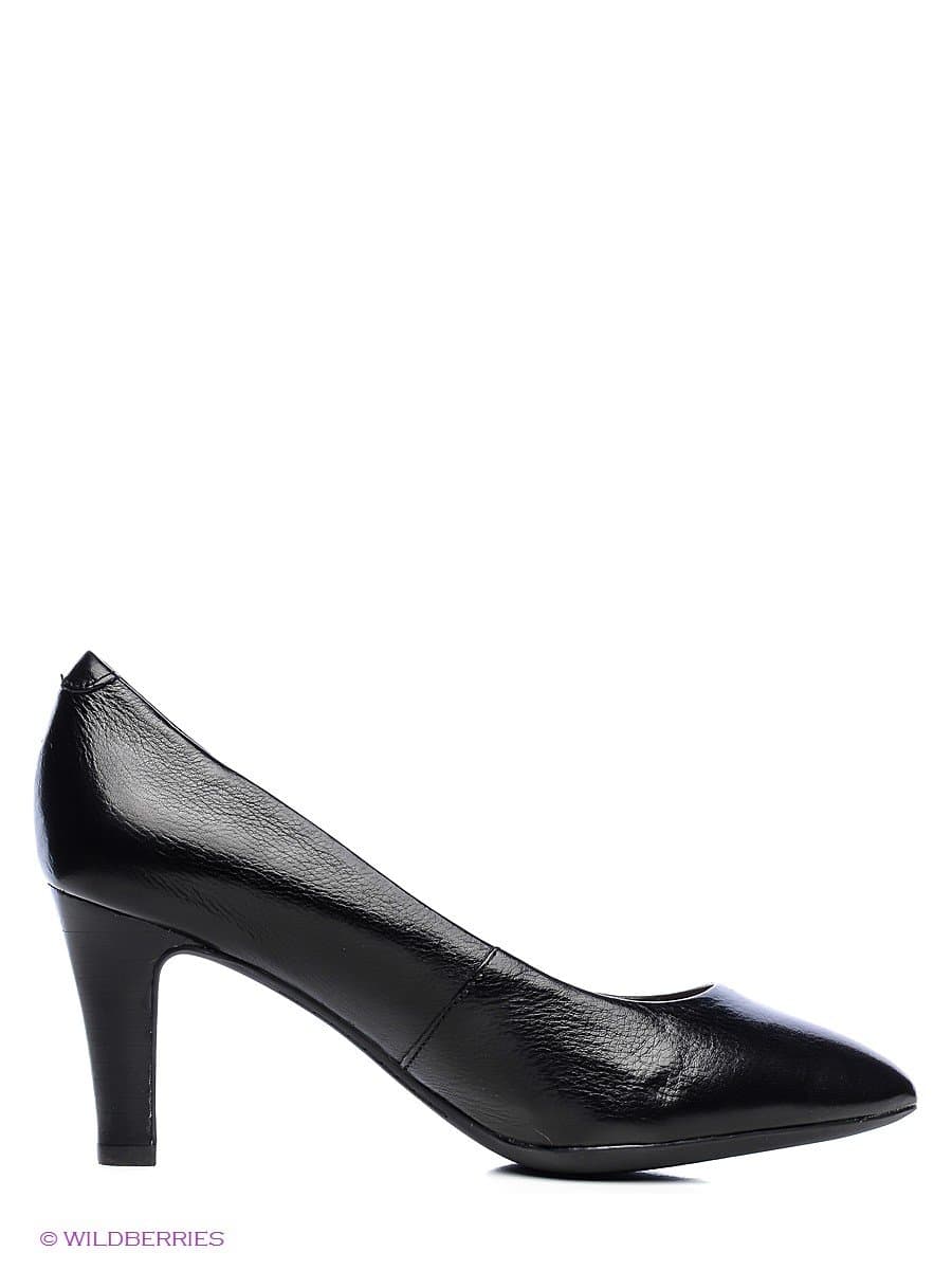 GEOX Décolleté in pelle nera donna D AMITHI A - 4