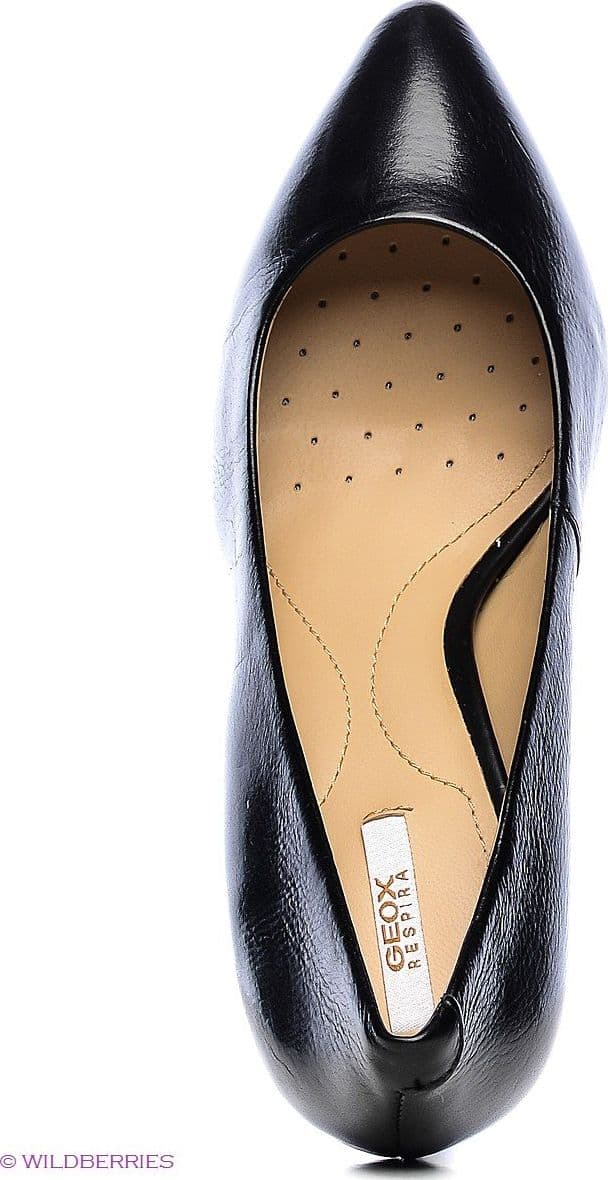 GEOX Décolleté in pelle nera donna D AMITHI A in Oxford e Derby Calzature Durello - Agna, commercioVirtuoso.it