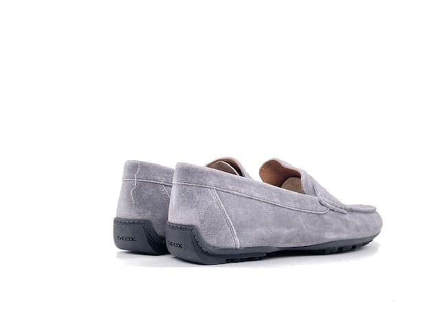 GEOX Mocassini uomo U KOSMOPOLIS suede Dk Stone in Loafer e mocassini Calzature Durello - Agna, commercioVirtuoso.it