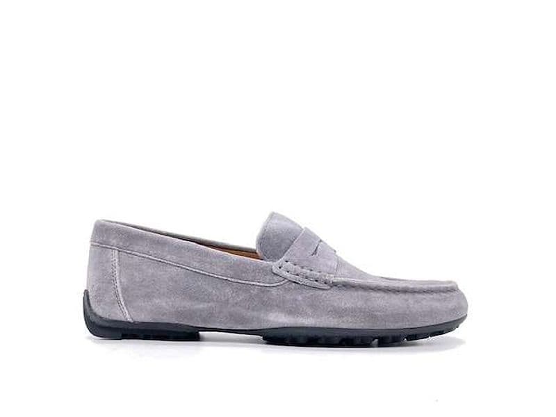 GEOX Mocassini uomo U KOSMOPOLIS suede Dk Stone in Loafer e mocassini Calzature Durello - Agna, commercioVirtuoso.it