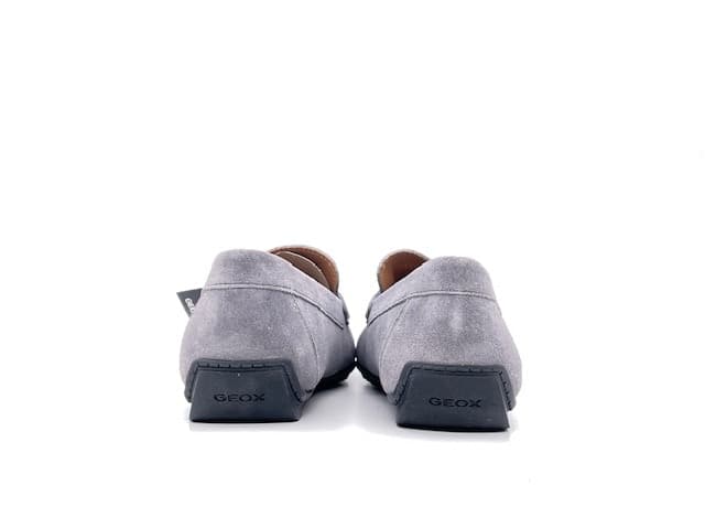 GEOX Mocassini uomo U KOSMOPOLIS suede Dk Stone in Loafer e mocassini Calzature Durello - Agna, commercioVirtuoso.it