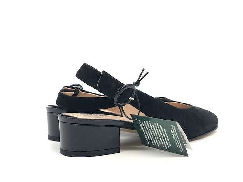 ENVAL SOFT Slingback donna scamosciato nero in Scarpe col tacco Calzature Durello - Agna, commercioVirtuoso.it