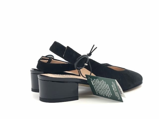 ENVAL SOFT Slingback donna scamosciato nero in Scarpe col tacco Calzature Durello - Agna, commercioVirtuoso.it