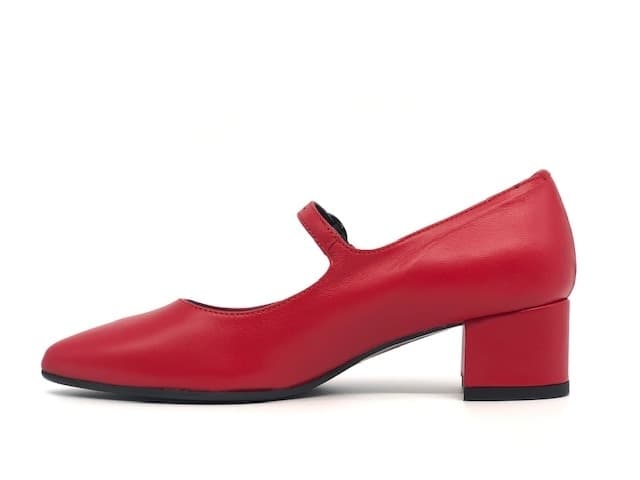 ELLEN Décolleté rosso con cinturino in Cinturini Calzature Durello - Agna, commercioVirtuoso.it