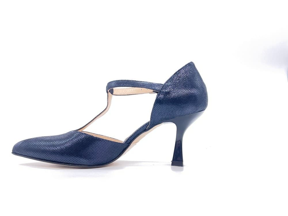 ELLEN Décolleté Slingback Odeon Blu in Scarpe col tacco Calzature Durello - Agna, commercioVirtuoso.it
