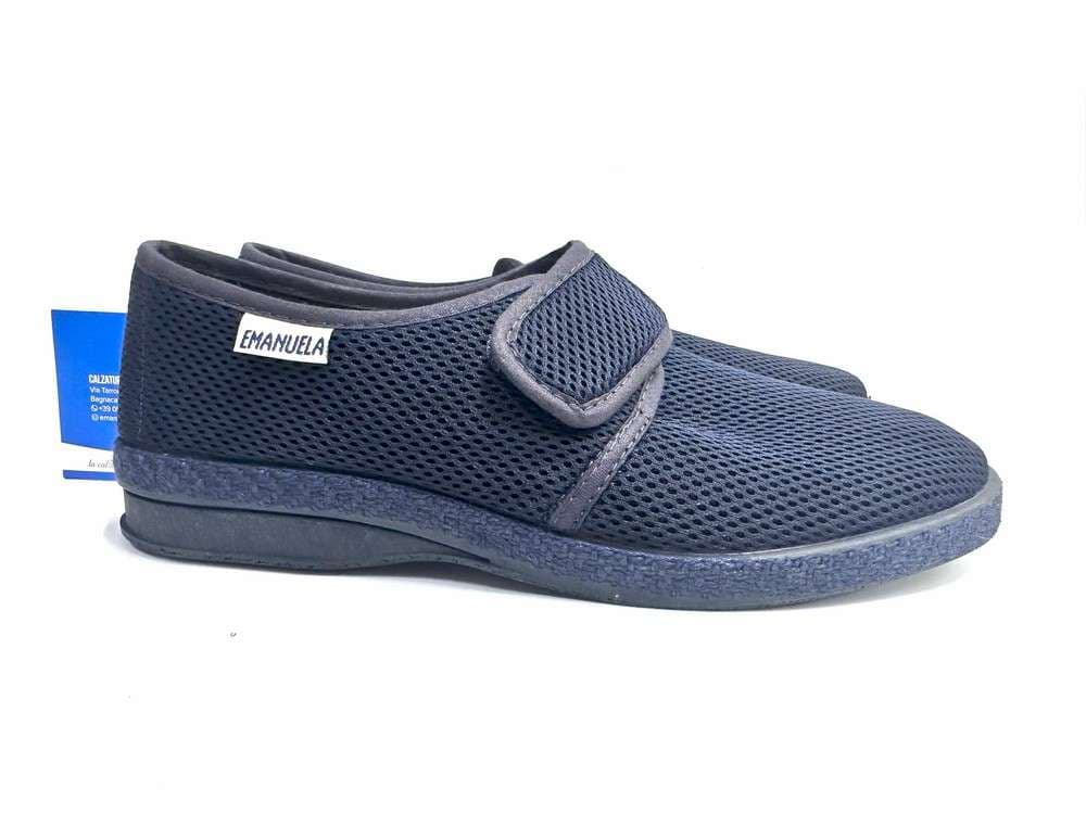 EMANUELA Pantofole uomo a strappo estive blu in Pantofole Calzature Durello - Agna, commercioVirtuoso.it