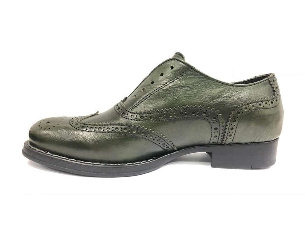 Francesine donna FLAMOUR pelle verde - 2