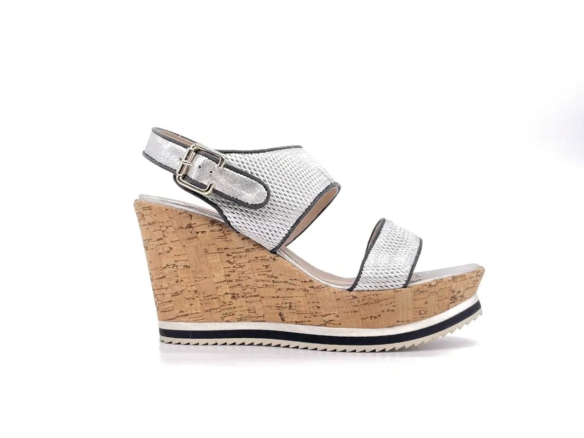 DONNA SOFT Sandalo donna in pelle bianco MOT1191 in Sandali moda Calzature Durello - Agna, commercioVirtuoso.it