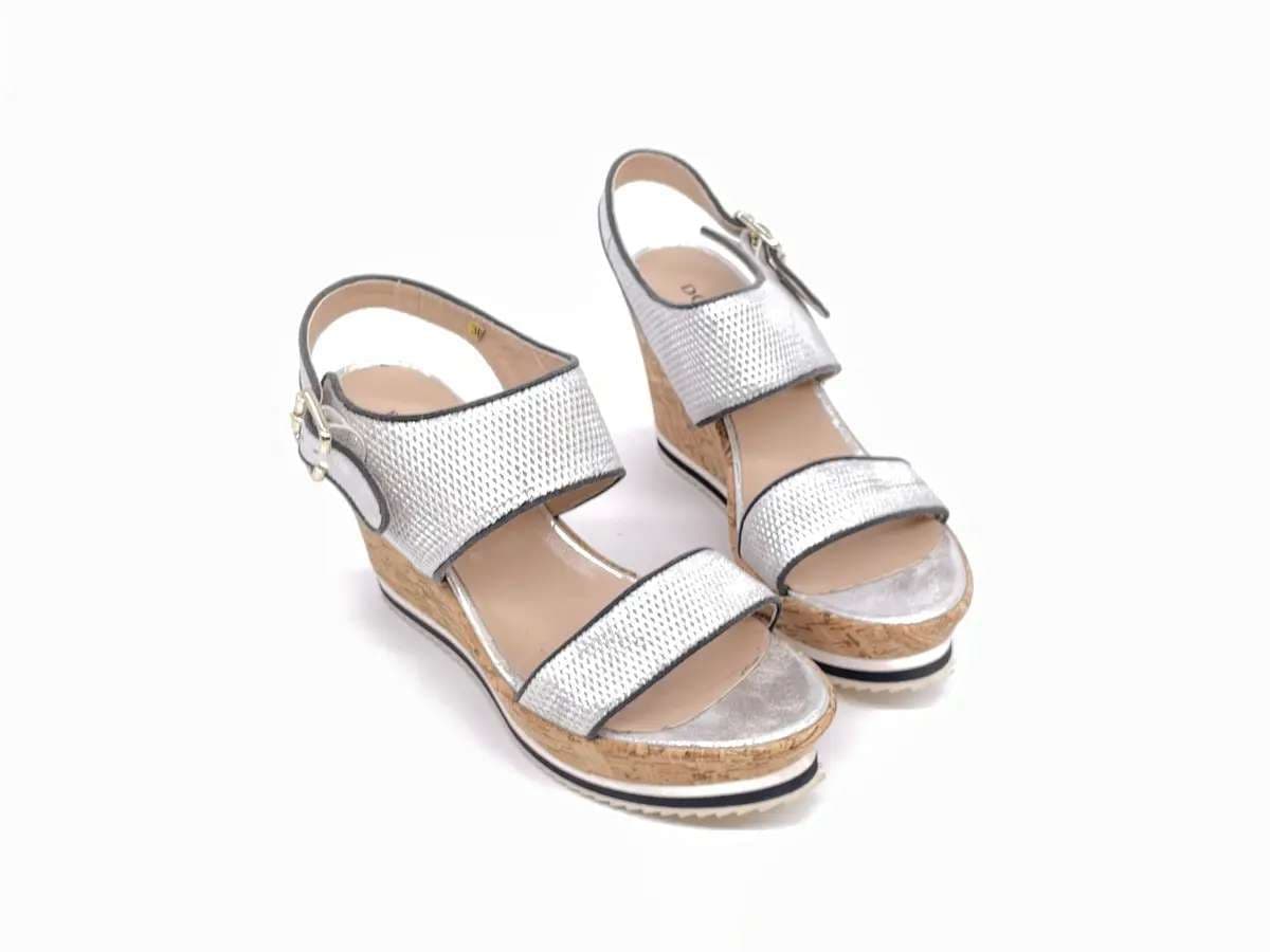 DONNA SOFT Sandalo donna in pelle bianco MOT1191 in Sandali moda Calzature Durello - Agna, commercioVirtuoso.it