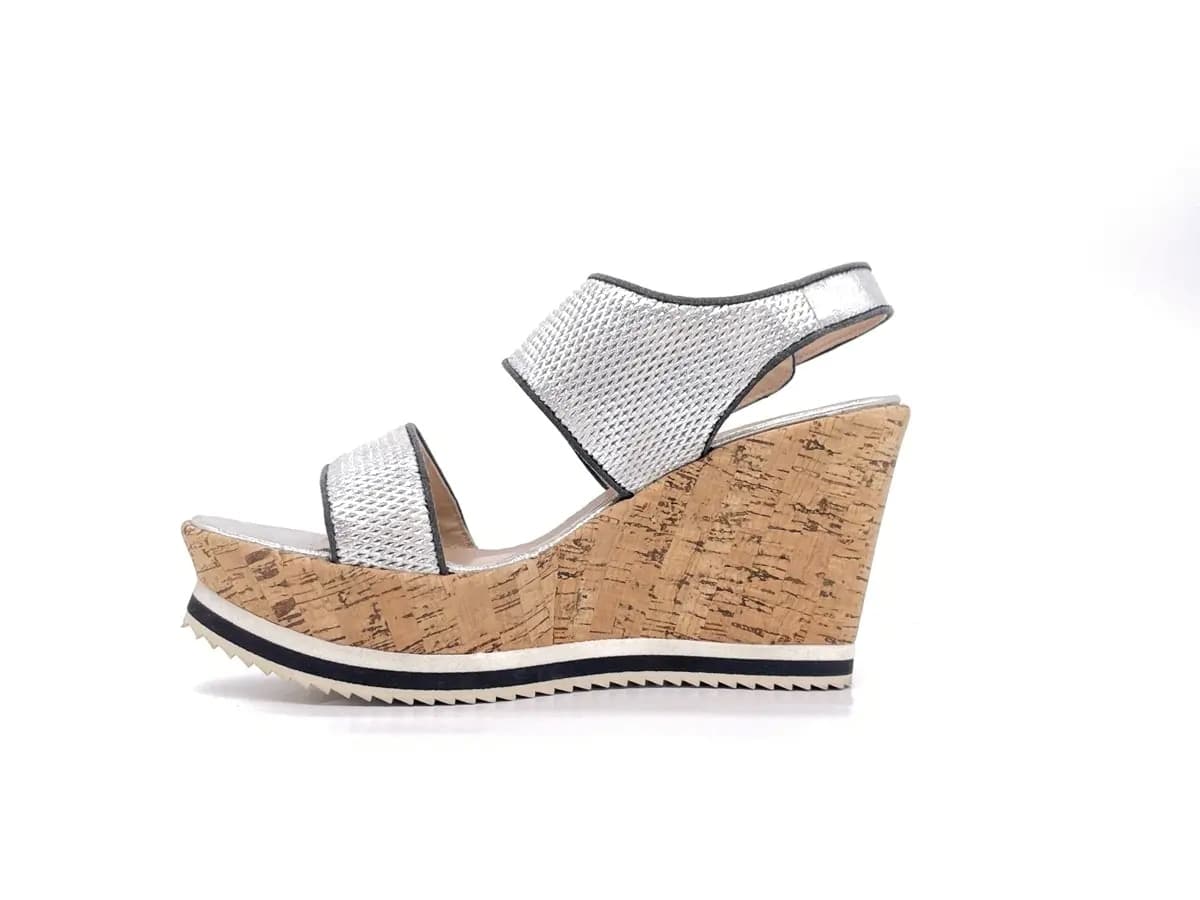 DONNA SOFT Sandalo donna in pelle bianco MOT1191 in Sandali moda Calzature Durello - Agna, commercioVirtuoso.it