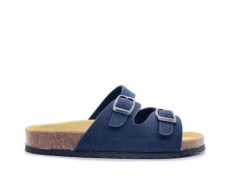 FLY NATURE Ciabatta 2 Fibbie Bambino Blu in Pantofole Calzature Durello - Agna, commercioVirtuoso.it