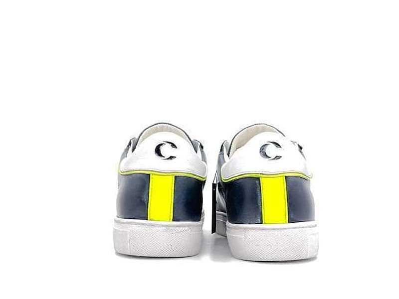 CRIME LONDON BEAT Sneakers uomo in pelle blu in Sneaker casual Calzature Durello - Agna, commercioVirtuoso.it