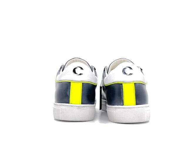 CRIME LONDON BEAT Sneakers uomo in pelle blu in Sneaker casual Calzature Durello - Agna, commercioVirtuoso.it