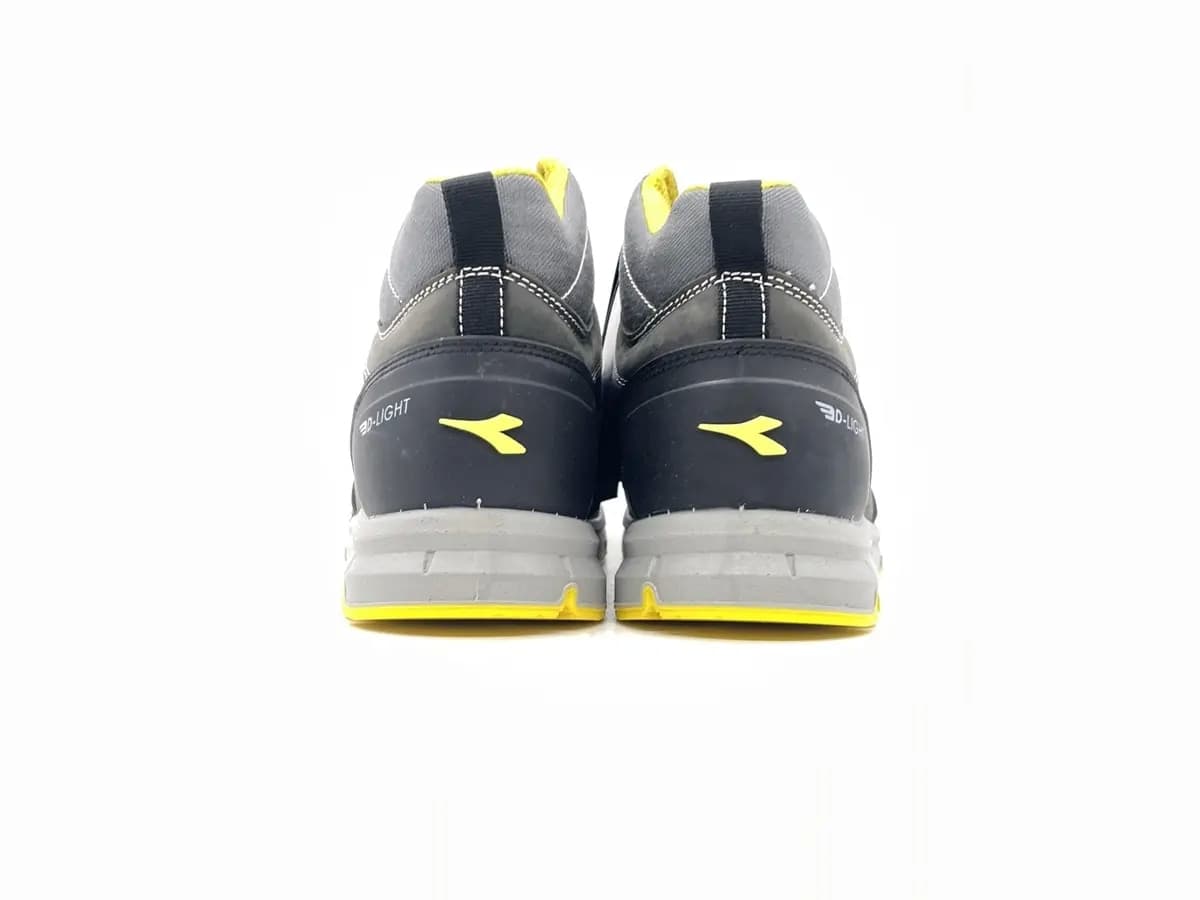 Diadora scarponcino antinfortunistico uomo Run Mid S3 pelle blu grigio in Scarpe Calzature Durello - Agna, commercioVirtuoso.it