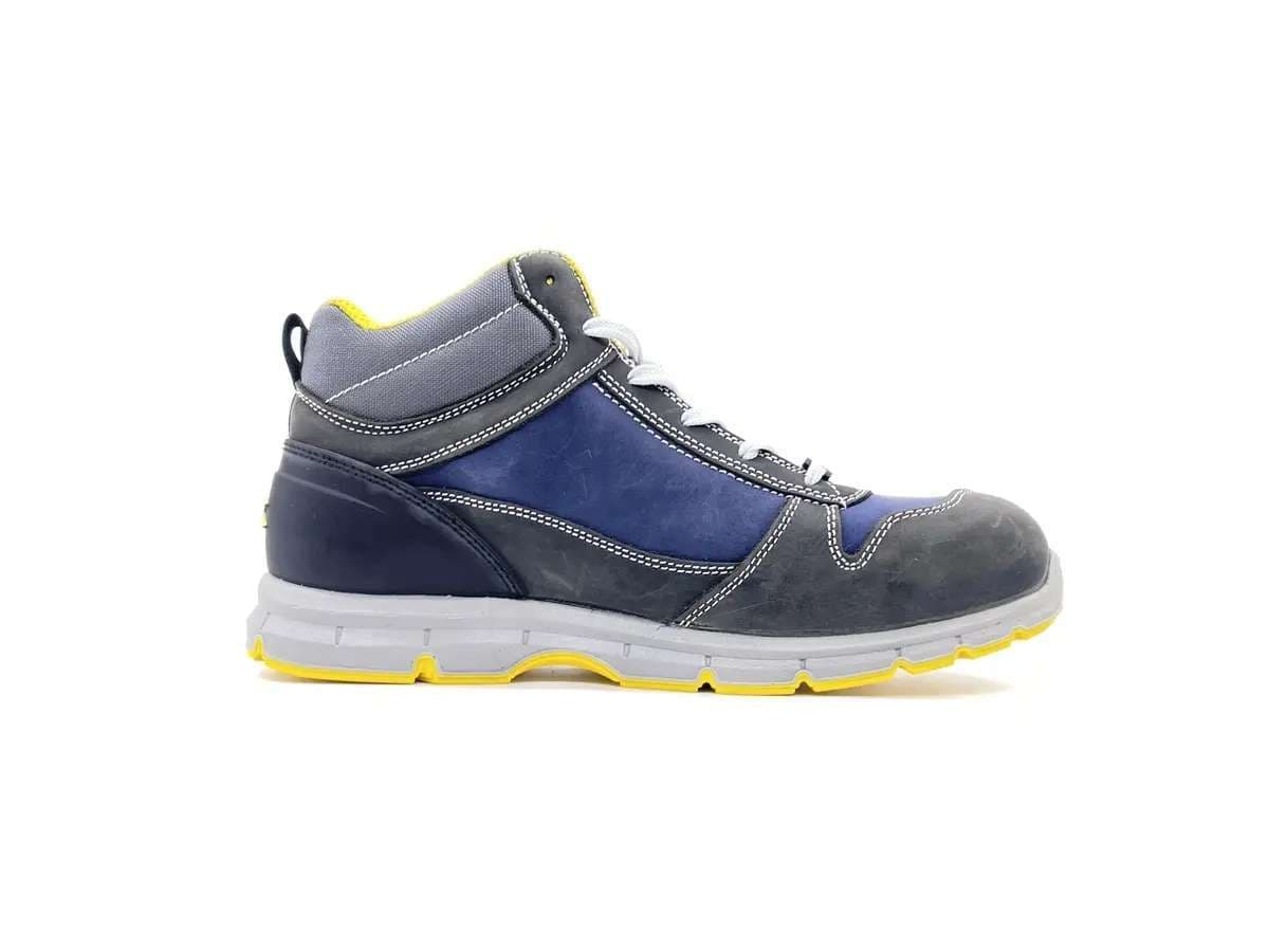 Diadora scarponcino antinfortunistico uomo Run Mid S3 pelle blu grigio in Scarpe Calzature Durello - Agna, commercioVirtuoso.it