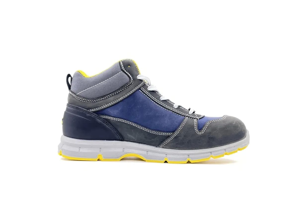 Diadora scarponcino antinfortunistico uomo Run Mid S3 pelle blu grigio in Scarpe Calzature Durello - Agna, commercioVirtuoso.it