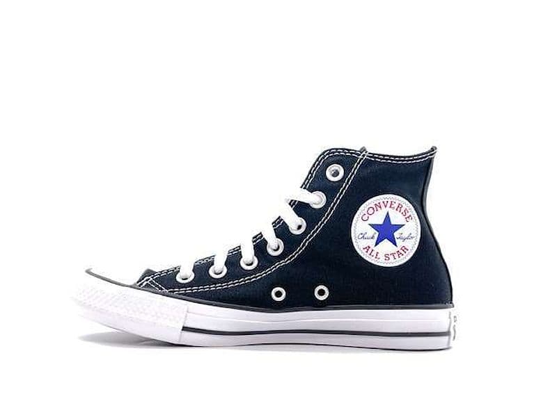 CONVERSE CHUCK TAYLOR ALL STAR HI black mid donna in Sneaker casual Calzature Durello - Agna, commercioVirtuoso.it