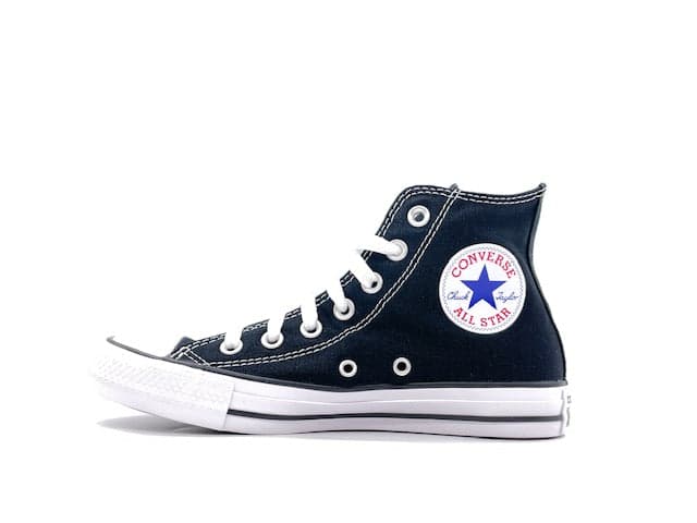CONVERSE CHUCK TAYLOR ALL STAR HI black mid donna in Sneaker casual Calzature Durello - Agna, commercioVirtuoso.it