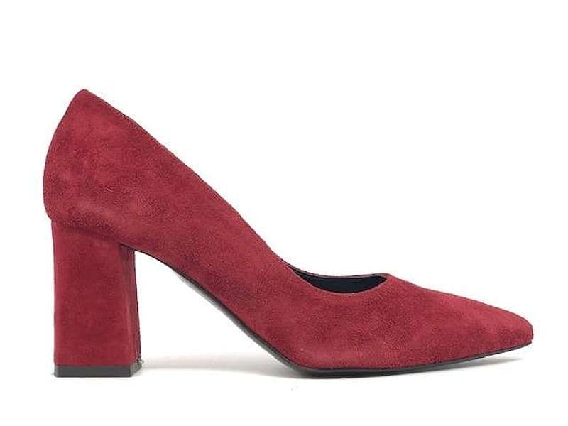 DOLCE MODA Décolleté in pelle scamosciata bordo in Scarpe col tacco Calzature Durello - Agna, commercioVirtuoso.it