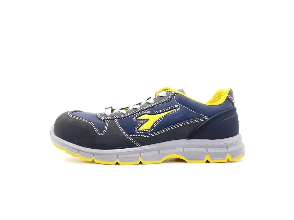 Diadora Run Low S3 uomo scarpa antinfortunistica pelle e tessuto blu in Scarpe Calzature Durello - Agna, commercioVirtuoso.it