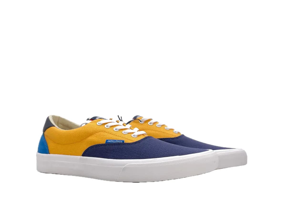 JACK &amp; JONES Sneakers uomo BLAZER canvas block saffron multi - 6