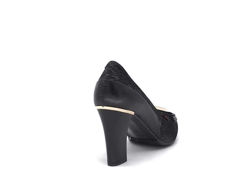 DONNA SOFT Décolleté in pelle nera MOT957GT in Guanti e manopole Calzature Durello - Agna, commercioVirtuoso.it