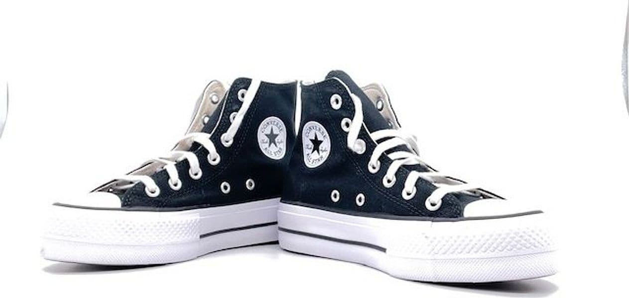 CONVERSE Chuck Taylor All Star Platform Black and White - 6