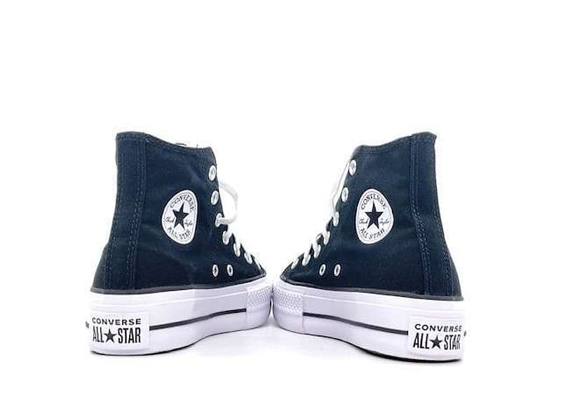 CONVERSE Chuck Taylor All Star Platform Black and White in Sneaker casual Calzature Durello - Agna, commercioVirtuoso.it