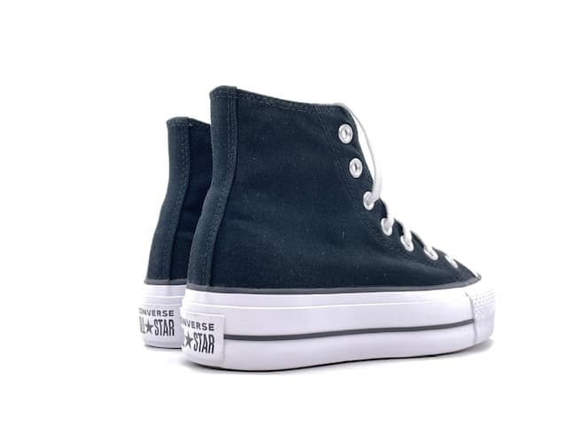 CONVERSE Chuck Taylor All Star Platform Black and White in Sneaker casual Calzature Durello - Agna, commercioVirtuoso.it