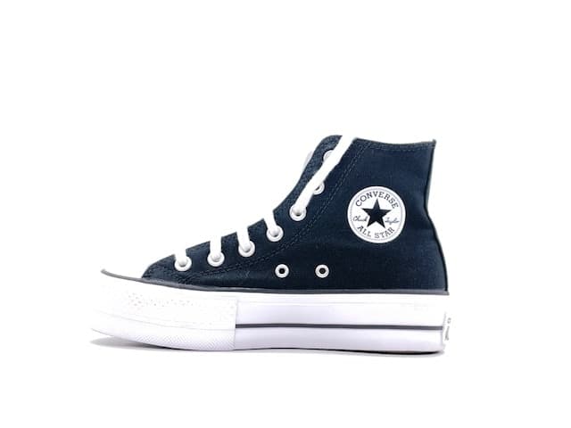 CONVERSE Chuck Taylor All Star Platform Black and White in Sneaker casual Calzature Durello - Agna, commercioVirtuoso.it