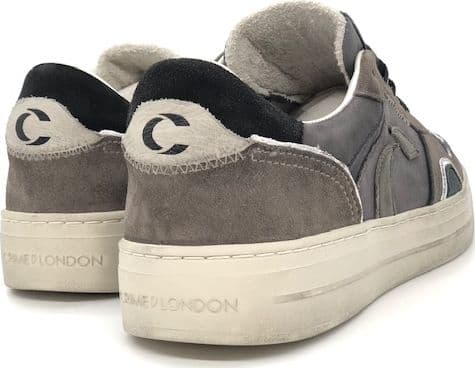 CRIME LONDON Sneakers uomo low top off court grigie in Sneaker casual Calzature Durello - Agna, commercioVirtuoso.it