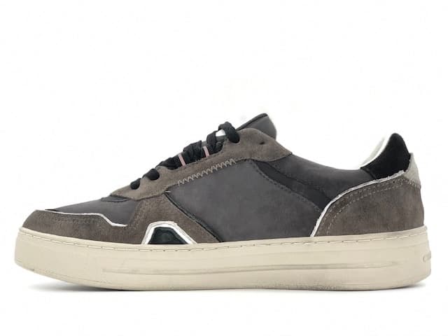 CRIME LONDON Sneakers uomo low top off court grigie in Sneaker casual Calzature Durello - Agna, commercioVirtuoso.it