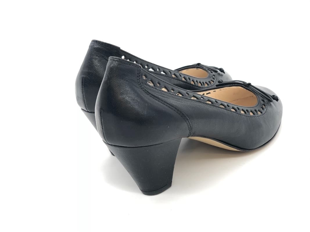 DONNA SOFT Décolleté 2946 in pelle nera in Scarpe col tacco Calzature Durello - Agna, commercioVirtuoso.it