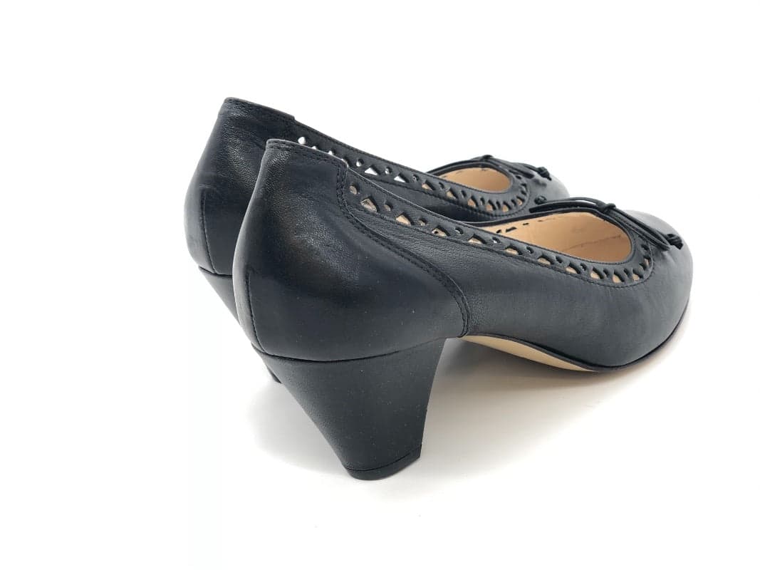 DONNA SOFT Décolleté 2946 in pelle nera in Scarpe col tacco Calzature Durello - Agna, commercioVirtuoso.it