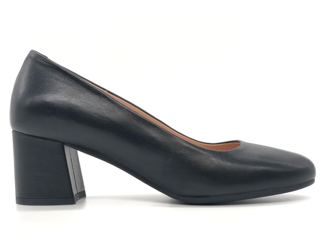 DONNA SOFT Décolleté MOT696SB nero in pelle - 6