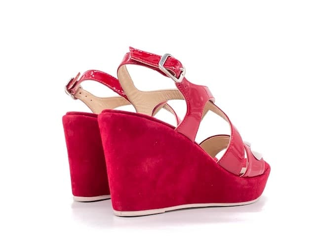 DONNA SOFT sandali donna 7387 rosso in Sandali moda Calzature Durello - Agna, commercioVirtuoso.it