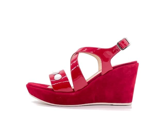 DONNA SOFT sandali donna 7387 rosso in Sandali moda Calzature Durello - Agna, commercioVirtuoso.it
