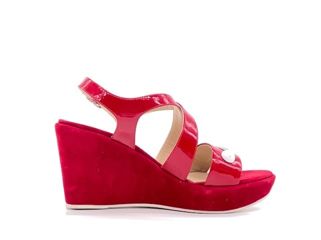 DONNA SOFT sandali donna 7387 rosso in Sandali moda Calzature Durello - Agna, commercioVirtuoso.it